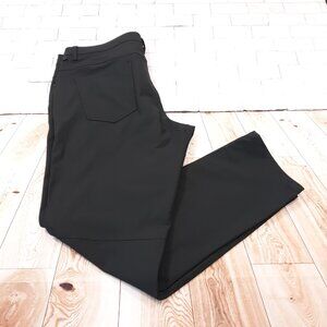 Lululemon Pants Mens 38 x 33 Flat Front Black